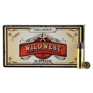 Sellier & Bellot Wild West 38 Special 158gr LFN Handgun Ammo - 50 Rounds