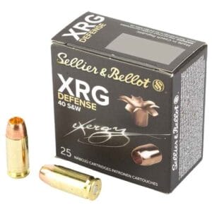 Sellier & Bellot XRG 40 S&W 130gr JHP Handgun Ammo - 25 Rounds