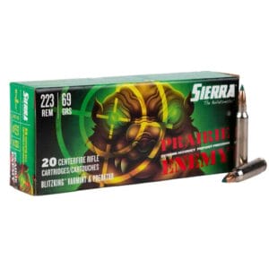 Sierra Prairie Enemy 223 Remington 69gr Blitzking Rifle Ammo - 20 Rounds