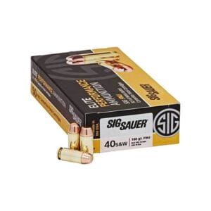 Sig Sauer Elite Performance 40 S&W 180gr FMJ Handgun Ammo - 50 Rounds