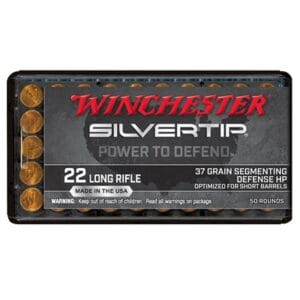 Silvertip 22 Long Rifle Ammo - 22 Long Rifle 37gr Segmenting Hp Plated 50/Box