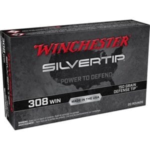 Silvertip 308 Winchester Rifle Ammo - Silver Tip 308 Winchester 150gr Polymer Tip 200/Case