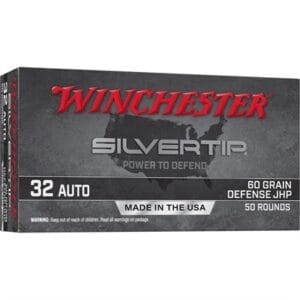 Silvertip 32 Acp Handgun Ammo - 32 Acp 60gr Defense Jacketed Hollow Point 50/Box