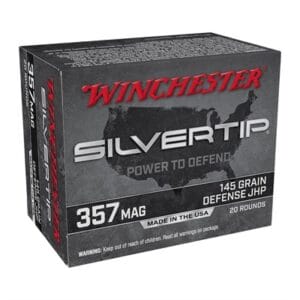 Silvertip(TM) 357 Magnum Ammo - 357 Magnum 145gr Defense Jacketed Hollow Point 200/Case