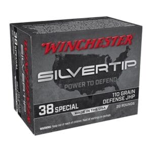 Silvertip(TM) 38 Special Ammo - 38 Special 110gr Defense Jacketed Hollow Point 20/Box