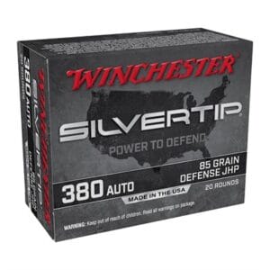 Silvertip(TM) 380 Automatic Ammo - 380 Acp 85gr Defense Jacketed Hollow Point 20/Box