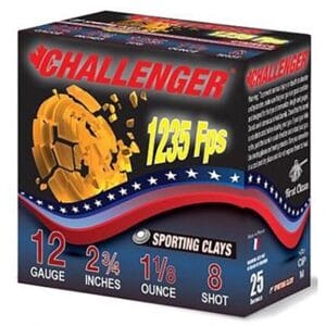 Sporting Clay 12 Gauge Shotgun Ammo - Sporting Clay 12 Gauge 2-3/4'''' 1-1/8oz 1235 Fps #8 250 Case