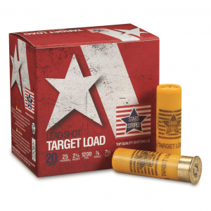 Stars and Stripes Target Loads 20 Gauge 2 3/4 inch 7/8 oz. 25 Rounds