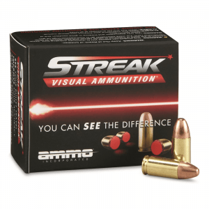 Streak Visual Ammunition 9mm FMJ 124 Grain 20 Rounds