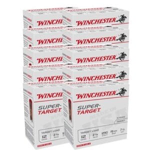 Super Target 12 Gauge Shotgun Ammo - 12 Gauge 2-3/4'''' 1oz 1290fps #7.5 250/Case