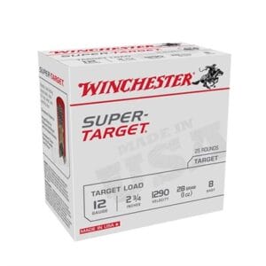 Super Target 12 Gauge Shotgun Ammo - 12 Gauge 2-3/4'''' 1oz 1290fps #8 25/Box