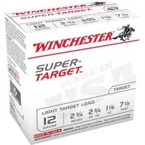 Super Target 12 Gauge Shotgun Ammo - Super Target 12 Gauge 2-3/4'''' 1-1/8oz #7.5 Shot 250 Case