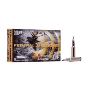 Terminal Ascent 308 Winchester Ammo - 308 Winchester 175gr Terminal Ascent 20/Box