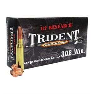 Trident Supersonic 308 Winchester Ammo - 308 Winchester 150gr Subsonic Hollow Point 20/Box