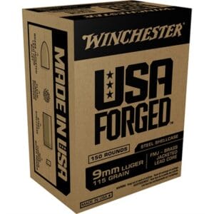 Usa Forged Ammo 9mm Luger 115gr Fmj - 9mm Luger 115gr Full Metal Jacket 150/Box