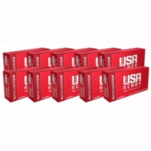 Usa Ready 45 Auto Ammo - 45 Acp 230gr Full Metal Jacket Flat Nose 500/Case