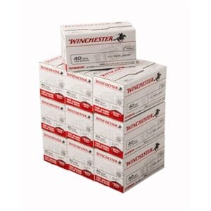 Usa White Box 40 S&W Handgun Ammo - Usa White Box 40 S&W 165gr Full Metal Jacket 1000/Case