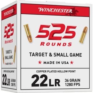 Usa Whitebox 22 Long Rifle Rimfire Ammo - 22 Long Rifle 36gr Copper Plated Hollow Point 525/Box