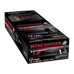 Varmint Lead Free 17 Hmr Ammo - 17 Hmr 15.5gr Polymer Tip Ntx 20/Box