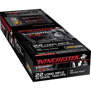 Varmint Lf Ammo 22 Long Rifle 26gr Hollow Point - 22 Long Rifle 26gr Hollow Point 50/Box