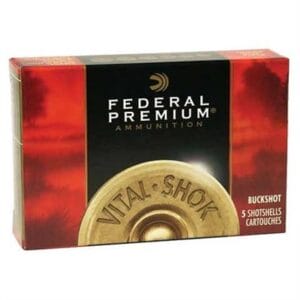 Vital-Shok Ammo 12 Gauge 2-3/4'''' #00 Shot - 12 Gauge 2-3/4'''' 12 Pellets #0 Shot 5/Box