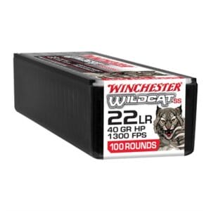 Wildcat 22 Long Rifle Ammo - 22 Long Rifle 40gr Lead Round Nose 100/Box