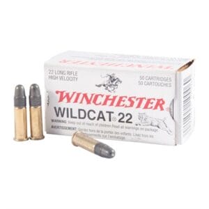 Wildcat 22 Long Rifle Ammo - 22 Long Rifle 40gr Lead Round Nose 5,000 Case