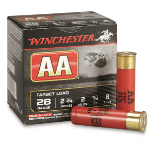 Winchester AA Target Loads 28 Gauge 2 3/4 inch 3/4 oz. 25 Rounds