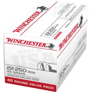 Winchester Ammo 22-250 Rem Usa 45gr Jhp