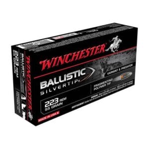 Winchester Ballistic Silvertip 223 Remington 55gr Rifle Ammo - 20 Rounds