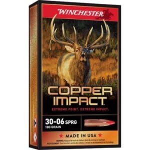 Winchester Copper Impact 30-06 Springfield 180gr Extreme Point Rifle Ammo - 20 Rounds