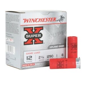 Winchester Super-X 12 Gauge 2-3/4in #8 1oz Upland Shotshells - 25 Rounds - #8