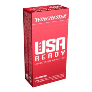 Winchester USA Ready 9mm Luger 115gr FNFMJ Handgun Ammo - 50 Rounds