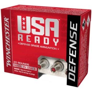 Winchester USA Ready 9mm Luger 124gr HP Handgun Ammo - 20 Rounds