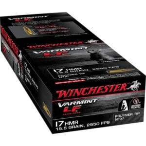 Winchester Varmint LF 17 HMR 15.5gr NTX Rimfire Ammo - 50 Rounds