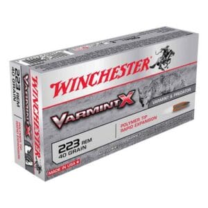 Winchester Varmint X 223 Remington 40gr PTRE Rifle Ammo - 20 Rounds