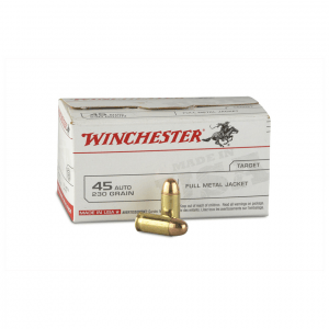 Winchester White Box .45 ACP FMJ 230 Grain 100 Rounds