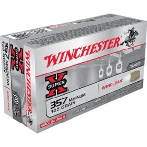 Winclean Ammo 357 Magnum 125gr Jsp - 357 Magnum 125gr Jacketed Soft Point 50/Box