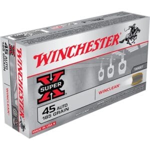 Winclean Ammo 45 Acp 185gr Beb - 45 Acp 185gr Brass Enclosed Base 50/Box