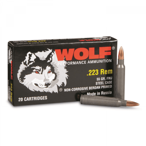 Wolf Polyformance .223 Remington FMJ 55 Grain 20 Rounds