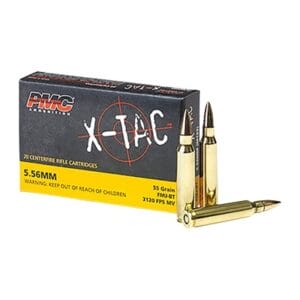 X-Tac 5.56 Nato Lap Rifle Ammo - 5.56mm Nato 55gr Fmj 20/Box