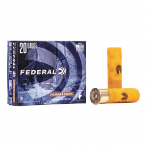 Federal Classic 20 Gauge 3 inch 2 Buck 18 Pellets Buckshot 5 Rounds