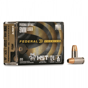 Federal Premium Personal Defense 9mm HST 124 Grain 20 Rounds