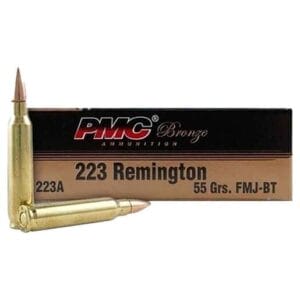 PMC Bronze 223 Remington 55gr FMJBT Rifle Ammo - 200 Rounds