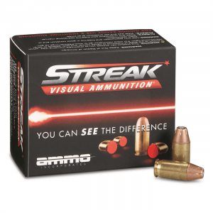 Streak Visual .380 ACP Jacketed Hollow Point 90 Grain 20 Rounds