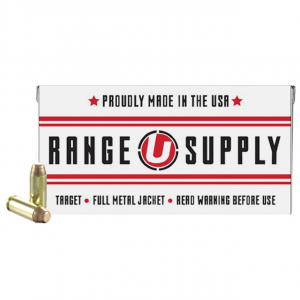 Underwood Range Supply Handgun Ammunition 10mm Auto 180 Grain FMJ 625 fps 50/ct