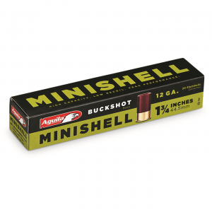 Aguila MiniShells Buckshot 12 Gauge 1 3/4 inch 5/8 oz. 20 Rounds