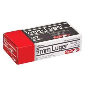 Aguila Subsonic 9mm Luger 147gr FMJ Handgun Ammo - 50 Rounds