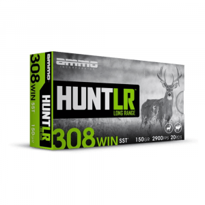 Ammo Inc. Hunt LR Rifle Ammunition .308 Win 150 gr PT 2900 fps 20/ct