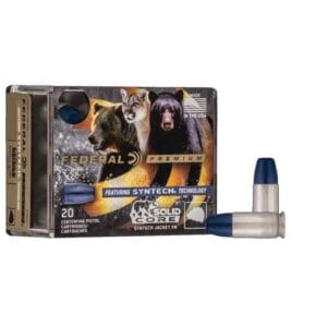 Federal Solid Core 45 Auto (ACP) +P 240gr SJFN Handgun Ammo - 20 Rounds